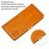 For XiaoMI 10 Pro Mobile Phone Cover PU Leather Front Buckle Smart Shell Anti fall Phone Case 5 yellow