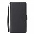 For Xiaomi Pocophone F1 Flip type Leather Protective Phone Case with 3 Card Position Buckle Design Phone Cover  black