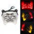 For Yamaha MT 09 FZ 09 18 19 Rear Tail Light Brake Turn Signals Integrated LED Light Transparent white shell