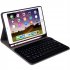 For iPad 10 2 Tablet Touch Keyboard Textured PU Leather Cover Wireless Bluetooth3 0 Connect Overall Protection Stand Function  blue iPad 10 2 regular version