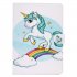 For iPad 10 5 2017 iPad 10 2 2019 Laptop Protective Case Color Painted Smart Stay PU Cover with Front Snap  single horned horse