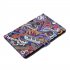 For iPad 10 5 2017 iPad 10 2 2019 Laptop Protective Case Color Painted Smart Stay PU Cover with Front Snap  Graffiti