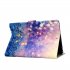 For iPad 10 5 2017 iPad 10 2 2019 Laptop Protective Case Color Painted Smart Stay PU Cover with Front Snap  Purple quicksand