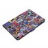 For iPad 10 5 2017 iPad 10 2 2019 Laptop Protective Case Color Painted Smart Stay PU Cover with Front Snap  Graffiti