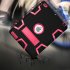 For iPad 2 3 4 PC  Silicone Hit Color Armor Case Tri proof Shockproof Dustproof Anti fall Protective Cover  Black   gray