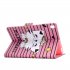 For iPad 5 6 7 8 9 iPad Pro9 7 iPad 9 7 Laptop Protective Case Color Painted Smart Stay PU Cover Crown cat