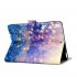 For iPad 5 6 7 8 9 iPad Pro9 7 iPad 9 7 Laptop Protective Case Color Painted Smart Stay PU Cover Purple quicksand