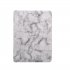 For iPad Pro 10 2 2019 Tablet Cover Marbling Pattern PU Leather Pen Loops Anti fall Anti scrach Anti slip Protect Shell Tri fold Tablet Case gray