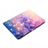 For iPad Pro 11 Laptop Protective Case Smart Stay Color Painted PU Cover with Front Snap Purple quicksand