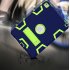 For iPad air2 iPad 6 iPad pro 9 7 2016 PC  Silicone Hit Color Armor Case Tri proof Shockproof Dustproof Anti fall Protective Cover  Navy blue   yellow green