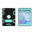For iPad air2 iPad 6 iPad pro 9 7 2016 PC  Silicone Hit Color Armor Case Tri proof Shockproof Dustproof Anti fall Protective Cover  Black   mint green