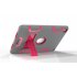 For iPad air2 iPad 6 iPad pro 9 7 2016 PC  Silicone Hit Color Armor Case Tri proof Shockproof Dustproof Anti fall Protective Cover  Gray   rose red