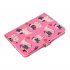 For iPad mini 1 2 3 4 5 Laptop Protective Case Frront Snap Color Painted Smart Stay PU Cover Caring dog