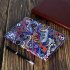 For iPad mini 1 2 3 4 5 Laptop Protective Case Frront Snap Color Painted Smart Stay PU Cover Graffiti