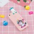 For iPhone 5 5S SE 3D Cartoon Lovely Coloured Painted Soft TPU Back Cover Non slip Shockproof Full Protective Case Music unicorn