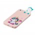 For iPhone 5 5S SE 3D Cartoon Lovely Coloured Painted Soft TPU Back Cover Non slip Shockproof Full Protective Case Music unicorn