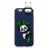 For iPhone 5 5S SE 6 6S 6 Plus 6S Plus 7 8 7 Plus 8 Plus Phone Case 3D Cartoon Panda Bamboo Cellphone Back Shell Shockproof Smartphone Cover Royal blue