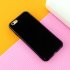 For iPhone 5 5S SE 6 6S 6 Plus 6S Plus 7 8 7 Plus 8 Plus Cellphone Cover Soft TPU Bumper Protector Phone Shell Bright black