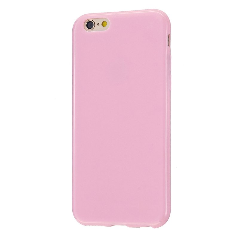 For iPhone 5/5S/SE/6/6S/6 Plus/6S Plus/7/8/7 Plus/8 Plus Cellphone Cover Soft TPU Bumper Protector Phone Shell Rose pink