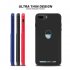 For iPhone 6 6S 7 8 Plus Protective Case TPU Matte Sweat Proof Antiskid Cellphone Shell with Card Slot