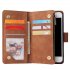 For iPhone 6   6S iPhone 6 plus   6S plus iPhone 7   8 iPhone 7 plus   8 plus Smart Phone Cover Coin Pocket with Cards Bracket Zipper Phone PU Leather Case Phon