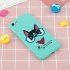 For iPhone 7 8 Cute Coloured Painted TPU Anti scratch Non slip Protective Cover Back Case with Lanyard