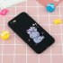 For iPhone 7 8 Cute Coloured Painted TPU Anti scratch Non slip Protective Cover Back Case with Lanyard