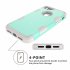 For iPhone 7 PC  Silicone 2 in 1 Hit Color Tri proof Shockproof Dustproof Anti fall Protective Cover Back Case Gray   orange