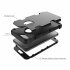 For iPhone 7 PC  Silicone 2 in 1 Hit Color Tri proof Shockproof Dustproof Anti fall Protective Cover Back Case black