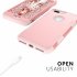 For iPhone 7 plus PC  Silicone 2 in 1 Hit Color Tri proof Shockproof Dustproof Anti fall Protective Cover Back Case Rose gold