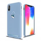 For iPhone X Protective Case TPU Matte Sweat-Proof Antiskid Cellphone Shell with Card Slot