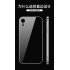 For iPhone X XS XR XS Max Mobile Phone shell Square Transparent electroplating TPU Cover Cell Phone Case black