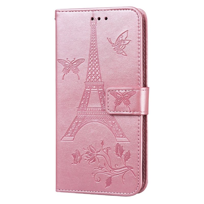 For iPhone12 mini Phone Case 5.4 Inches Card Slot Phone Bracket Mobile Phone Cover Pink