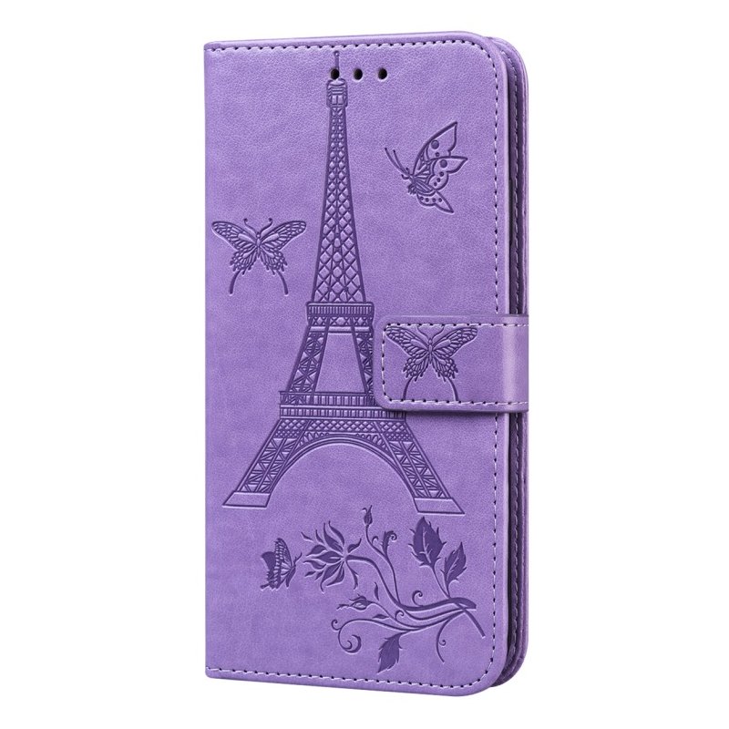 For iPhone12 mini Phone Case 5.4 Inches Card Slot Phone Bracket Mobile Phone Cover purple