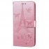 For iPhone12 mini Phone Case 5 4 Inches Card Slot Phone Bracket Mobile Phone Cover Pink
