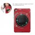 For ipad MINI 1   2   3 Wrist Handle Tri proof Shockproof Dustproof Anti fall Protective Cover with Bracket red