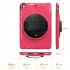 For ipad MINI 1   2   3 Wrist Handle Tri proof Shockproof Dustproof Anti fall Protective Cover with Bracket rose Red