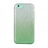 For iphone 6 6S 6 plus 6S plus 7 8 SE 2020 Phone Case Gradient Color Glitter Powder Phone Cover with Airbag Bracket blue