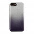 For iphone 6 6S 6 plus 6S plus 7 8 SE 2020 Phone Case Gradient Color Glitter Powder Phone Cover with Airbag Bracket black