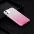 For iphone X XS XR XS MAX 11 11 pro MAX Phone Case Gradient Color Glitter Powder Phone Cover with Airbag Bracket Pink