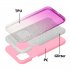For iphone X XS XR XS MAX 11 11 pro MAX Phone Case Gradient Color Glitter Powder Phone Cover with Airbag Bracket purple