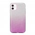 For iphone X XS XR XS MAX 11 11 pro MAX Phone Case Gradient Color Glitter Powder Phone Cover with Airbag Bracket purple