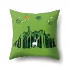 Forest Series Cushion Case with Pattern of Mountain and River Four Seasons 45 45cm CCA414 1 