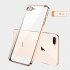 ForiPhone 7 8 SE 2020 7 plus 8 plus 6 6S 6 plus 6S plus Mobile Phone shell Square Transparent electroplating TPU Cover Cell Phone Case red