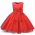 Formal Party Dresses Baby Teenage Girl Clothes Kids Toddler Birthday Bow Outfit Costume Children Graduation Princess Gowns 5PO1