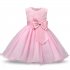 Formal Party Dresses Baby Teenage Girl Clothes Kids Toddler Birthday Bow Outfit Costume Children Graduation Princess Gowns 5PO1
