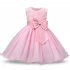 Formal Party Dresses Baby Teenage Girl Clothes Kids Toddler Birthday Bow Outfit Costume Children Graduation Princess Gowns 5PO1