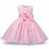 Formal Party Dresses Baby Teenage Girl Clothes Kids Toddler Birthday Bow Outfit Costume Children Princess Gowns JVJ4