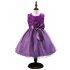 Formal Party Dresses Baby Teenage Girl Clothes Kids Toddler Birthday Bow Outfit Costume Children Princess Gowns JVJ4