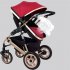 Four Seasons General Baby Stroller Umbrella Car Safety Seat Cotton Pad Cushion Orange